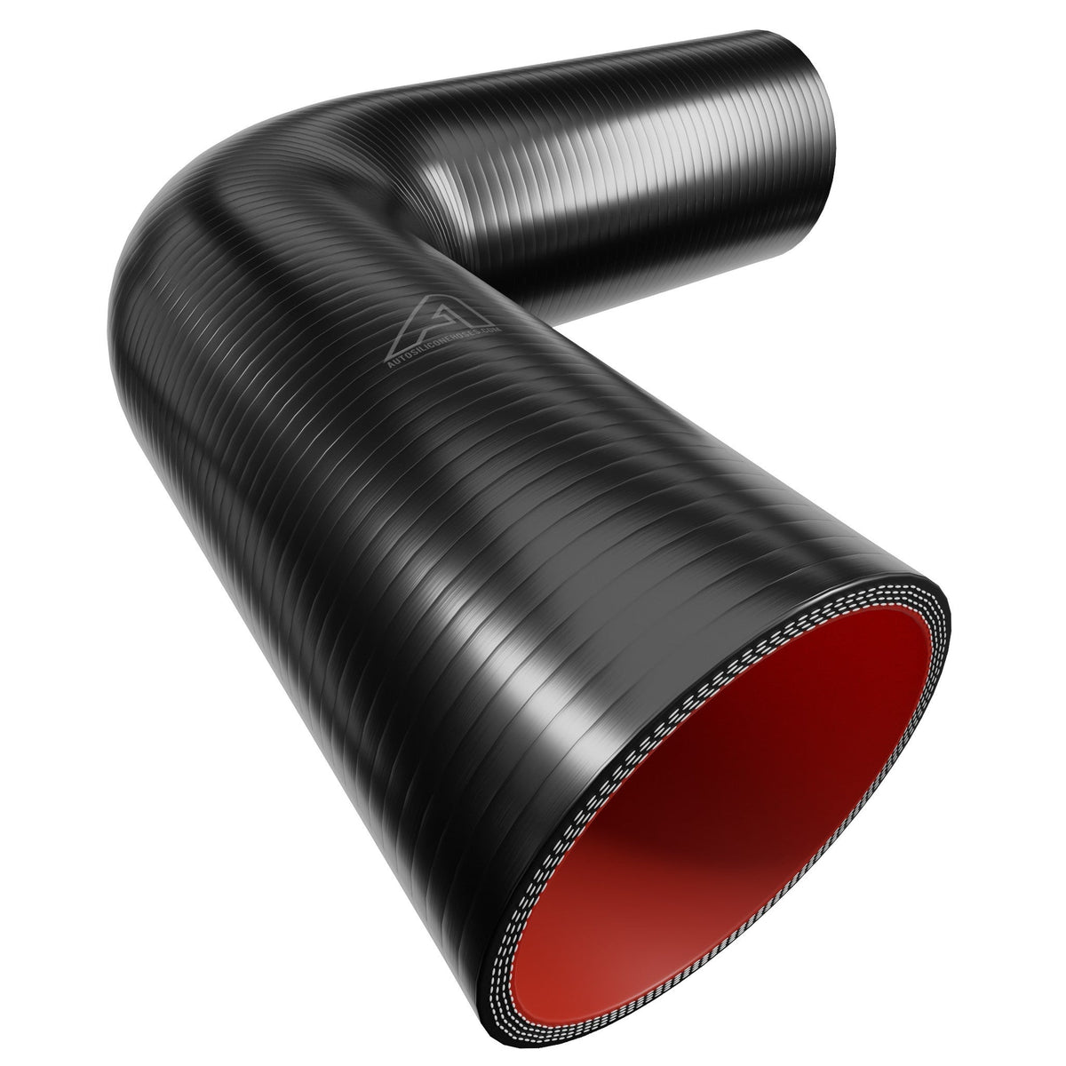 4PLY Silicone Joiner 135 Degree Elbow Intake Hose 51mm To 64mm 2" - 2.5" Black E - Foto 5