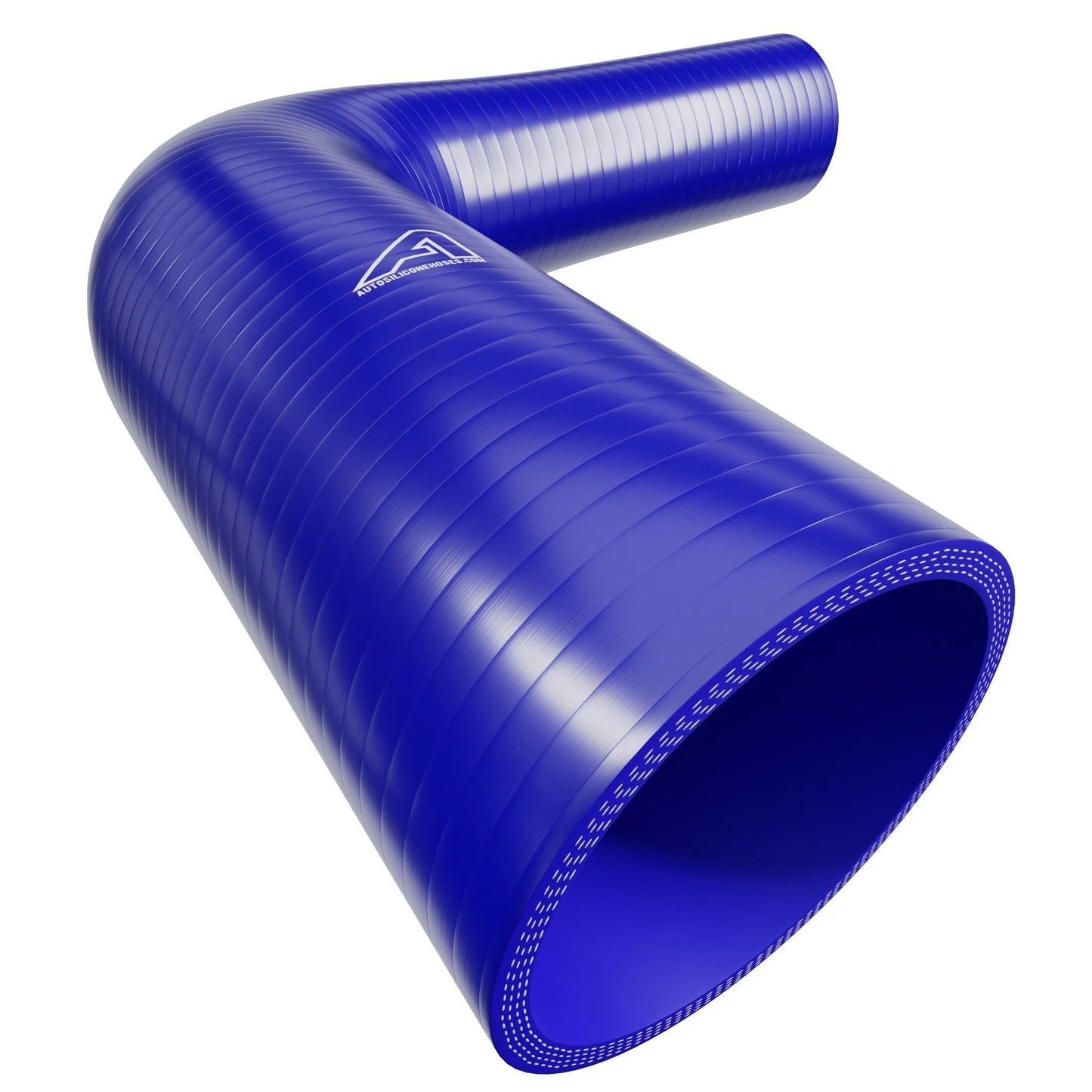 Silicone 90 Degree Reducing Elbow Blue