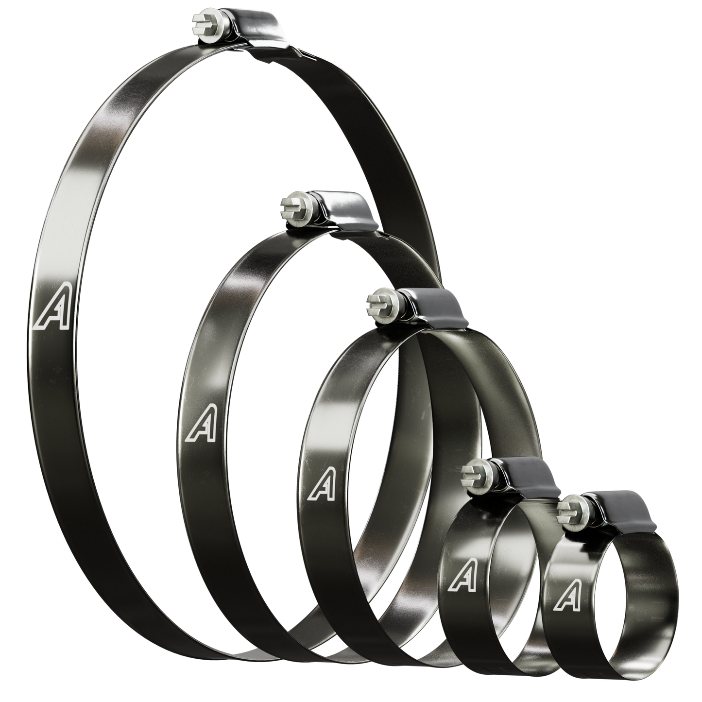 Worm Drive Hose Clips - Jubilee Type - Silicone Hose UK