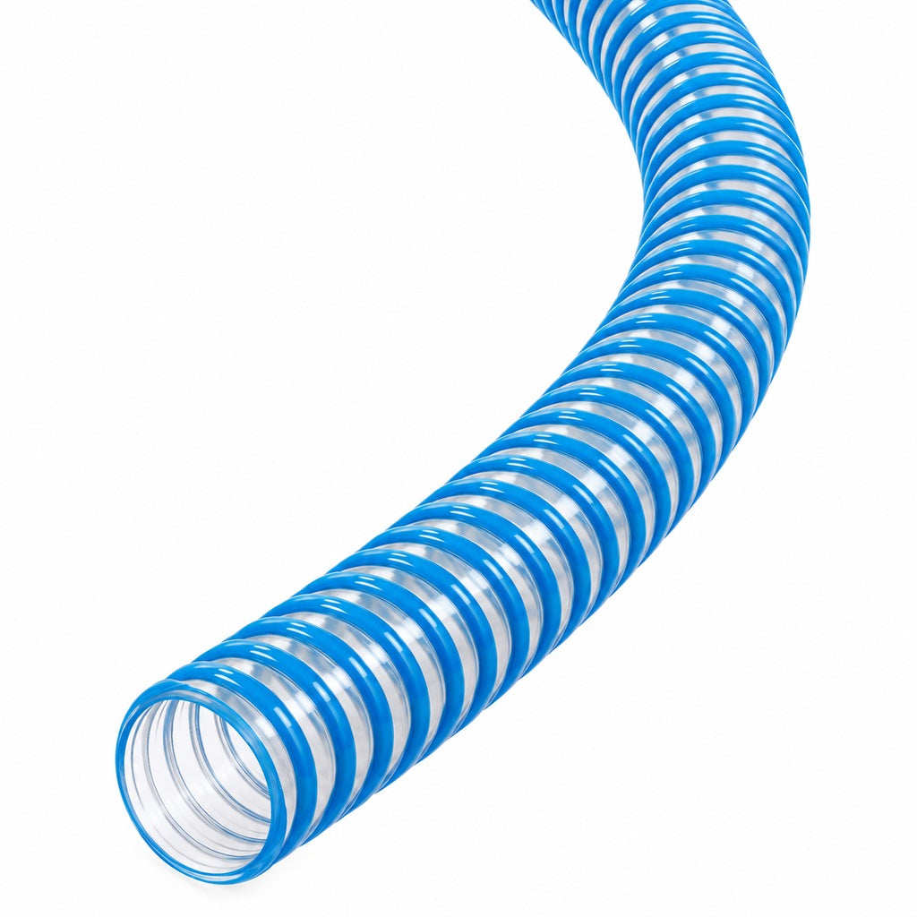 Blue PVC Corrugated Hose 25mm