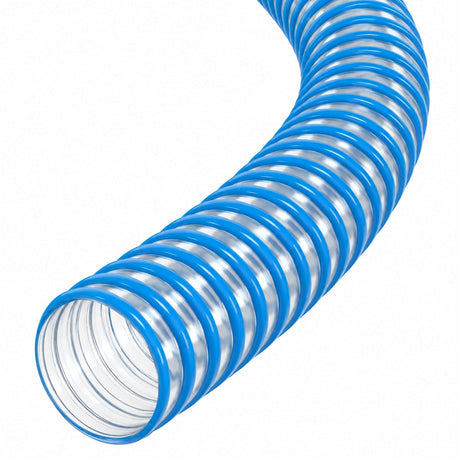 Blue PVC Corrugated Hose 38mm