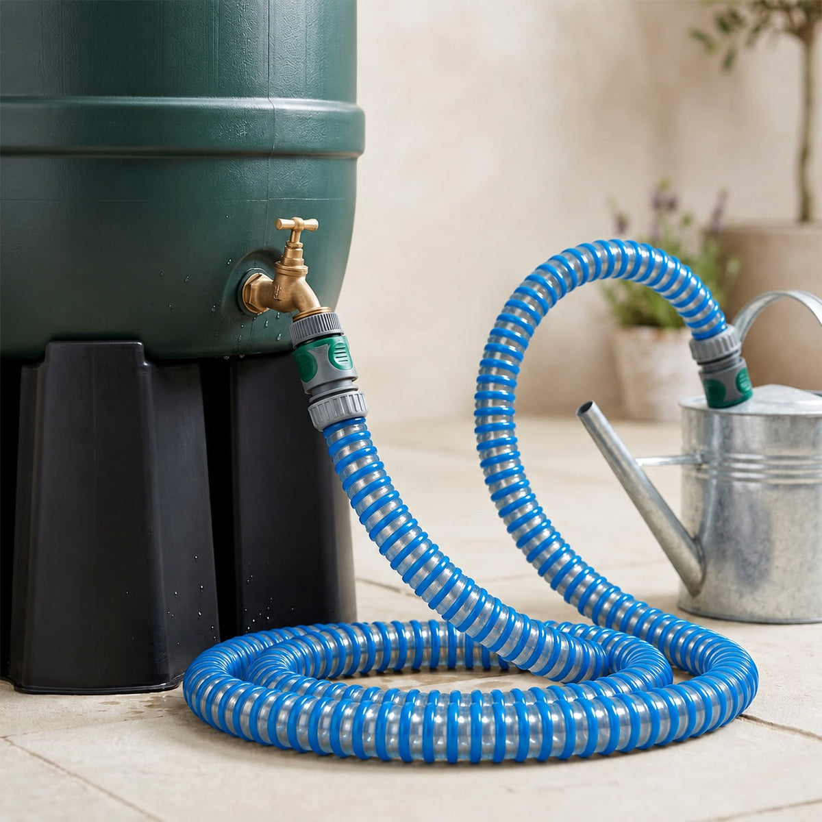Blue PVC Corrugated Hose