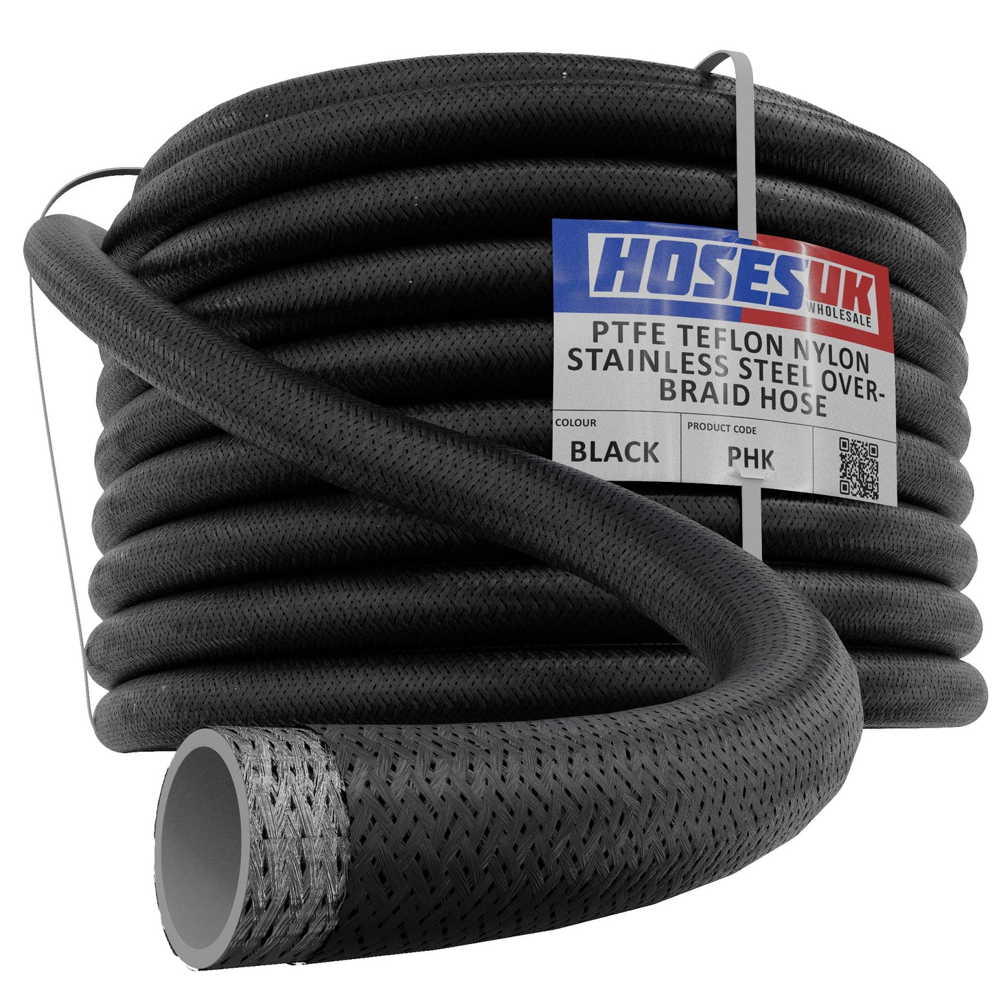 PTFE Teflon Nylon Stainless Steel Overbraid Hose