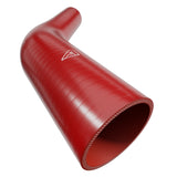 Silicone 45 Degree Reducing Elbow Red