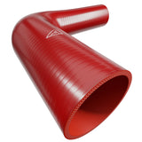 Silicone 90 Degree Reducing Elbow Red