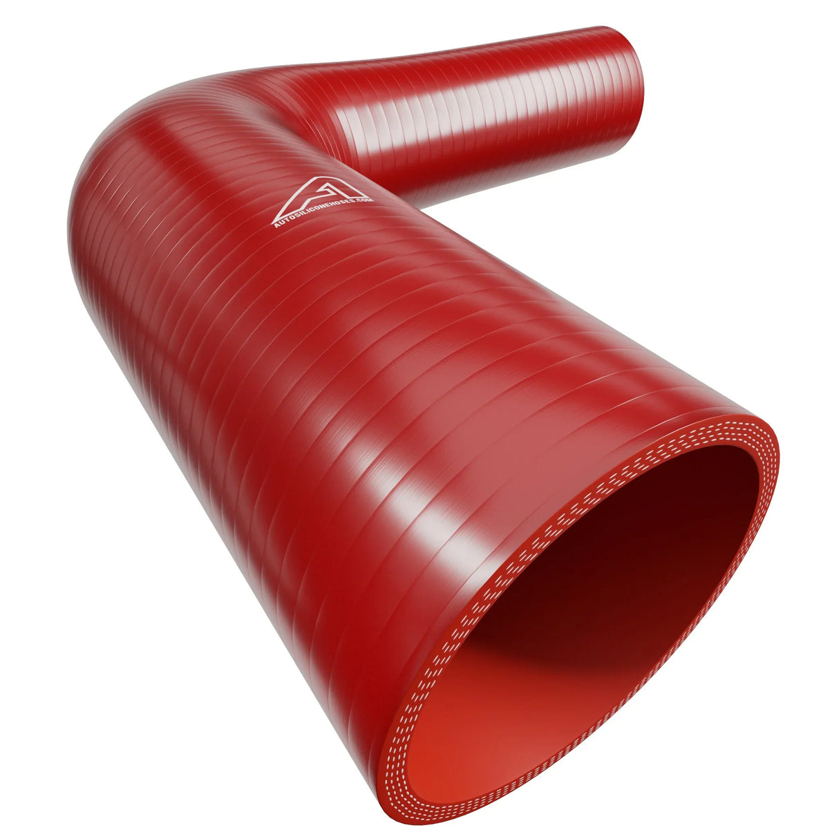 Silicone 90 Degree Reducing Elbow Red