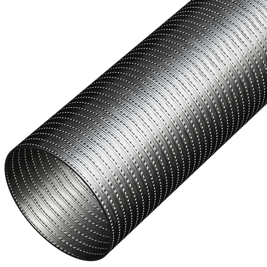 Semi Rigid Aluminium Flexible Ducting - 4 Metre